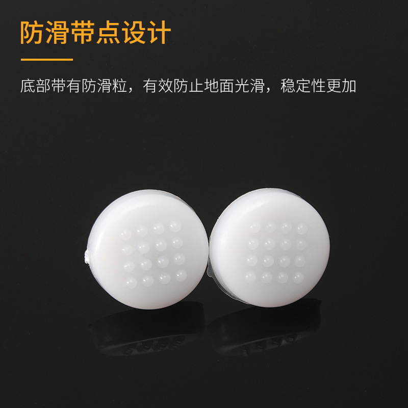 Muebles al por mayor clavos de pie de plástico a prueba de humedad clavos de suelo clavos de gabinete clavos de fondo redondo clavos de anclaje blanco clavos de goma