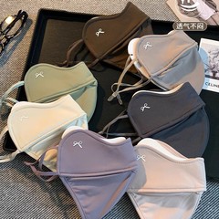 冬季保暖口罩5D立体鱼骨支撑冰丝防紫外线面罩男女护眼角防脱妆女