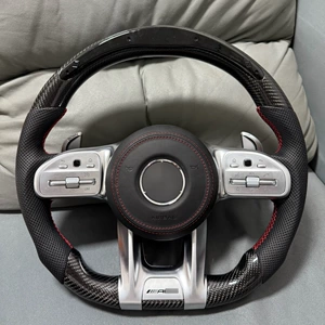 Suitable for Mercedes-Benz AMG carbon fiber LED steering wheel ACEGS series GLCGLEGLS old model modified to new model Dragonfly