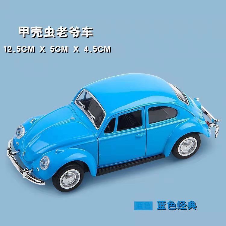 Envío gratis aleación de doble puerta retro convertible coche clásico modelo de coche niño niño juguete pastel horneado