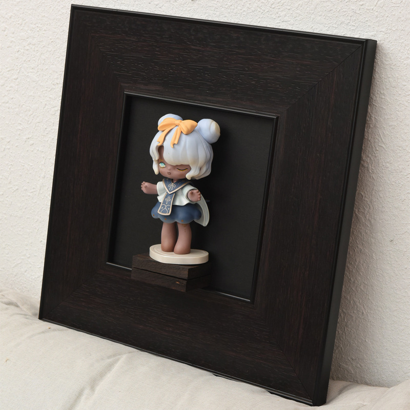 French Mid-Century Style Wide-Brimmed Decorative Picture Frame Blind Box Display Frame DIY Handmade Frame Background Wall Hanging Photo Frame Ps Resin French Mid-Century Style Wide-Brimmed Decorative Picture Frame Blind Box Display Frame DIY Handmade Frame Background Wall Hanging Photo Frame Ps Resin