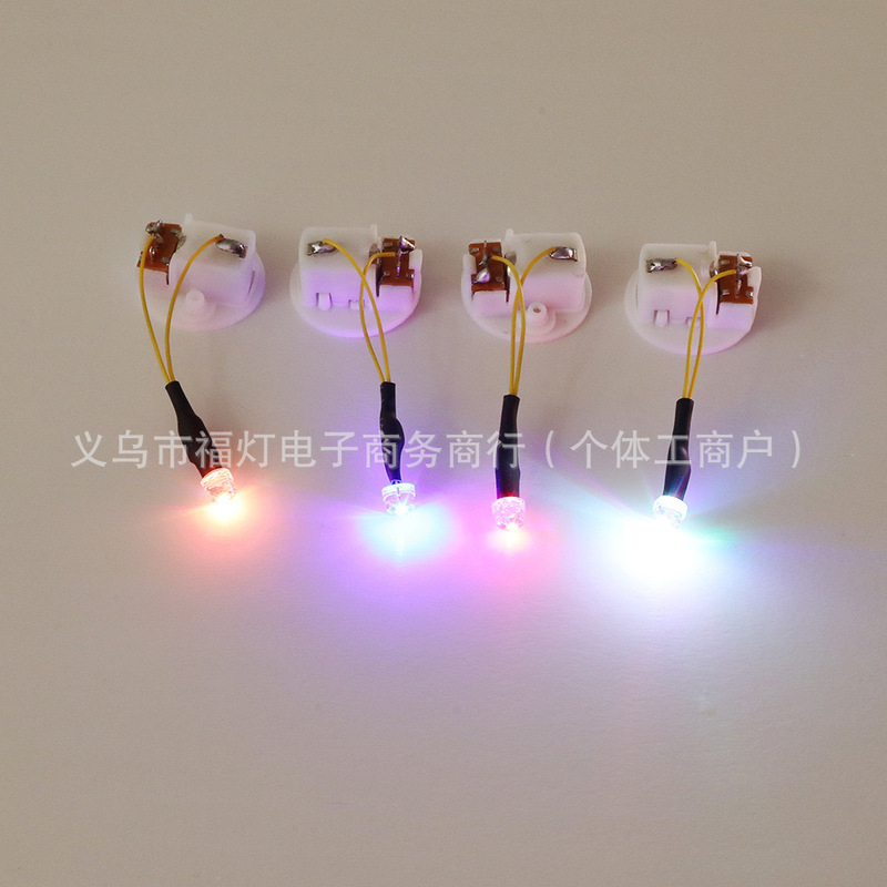 直径 2.35 センチメートルカラフルなナイトライトムーブメント電子キャンドル変色ライト発光人形アクセサリー工場マルチカラー|undefined