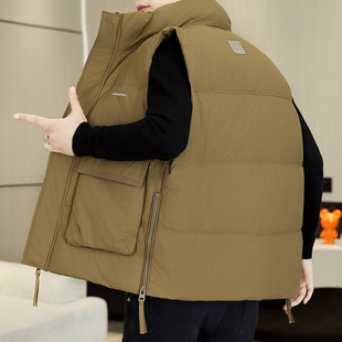 Customized Logojkm096 Winter down Fashion Trendy Versatile Casual Warm Stand-Up Collar Workwear Style Light Trendy Household