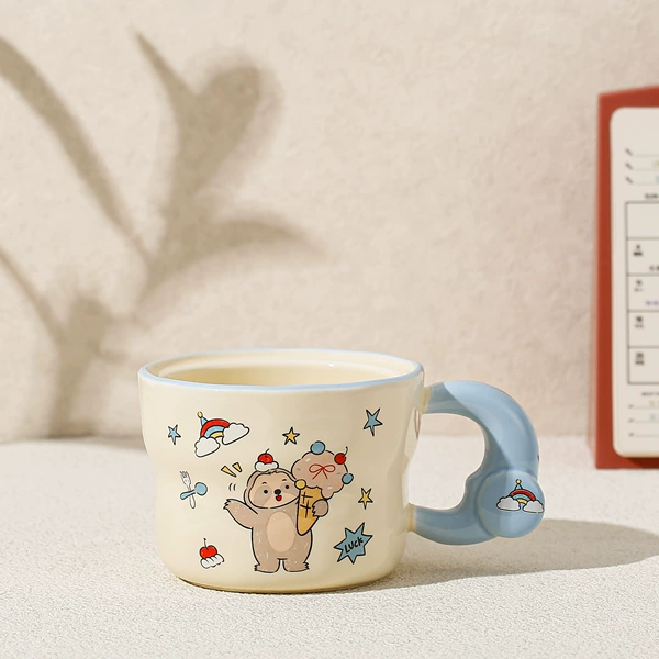 Blue sloth (luck style) single cup