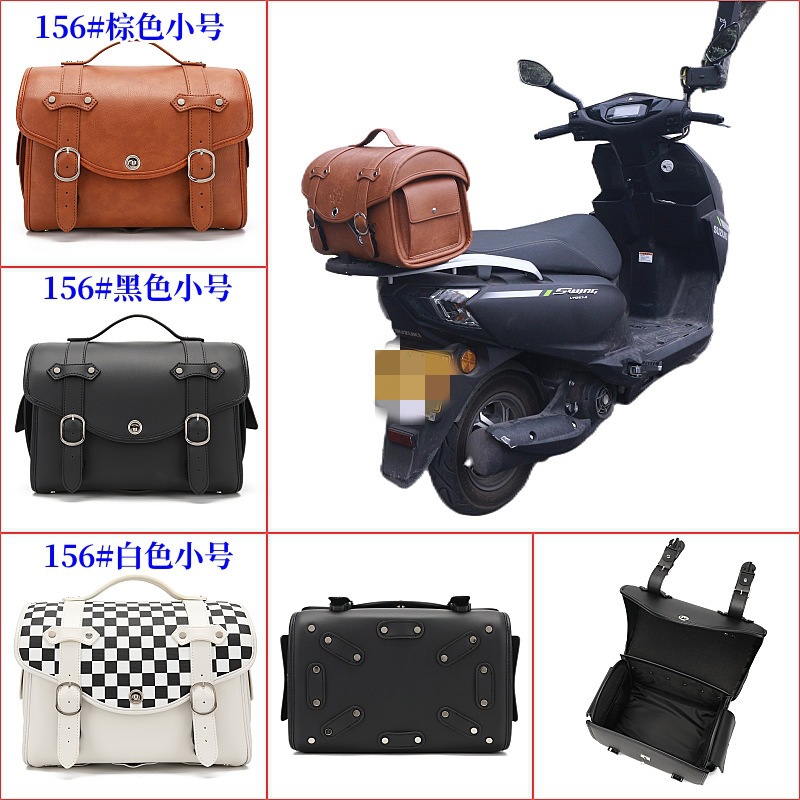 Cross-Border New Upgraded Quick-Release Motorcycle and Electric Vehicle Riding Gear Rear Seat Bag, Riding Storage Essential, Helmet Bag