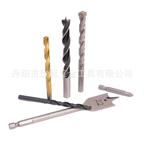 Woodworking Tool Set 246 Pieces Drill Bit Set Including Twist Drills, Hammer Drills, Woodworking Bits, Hole Openers, and Bit Group