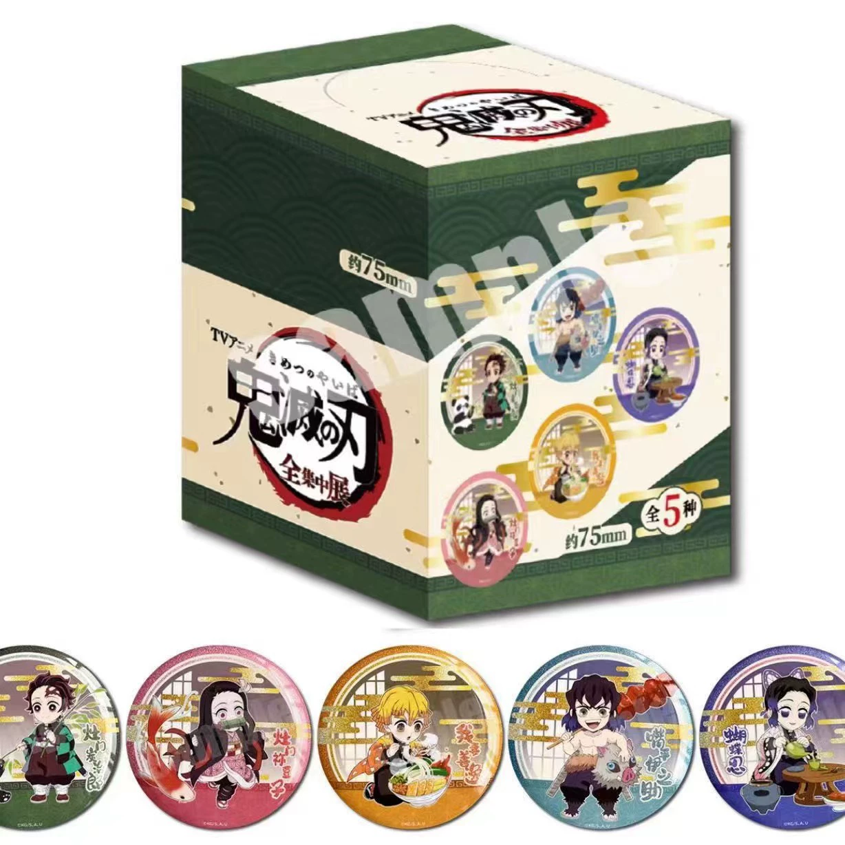 tinplate бейдж (Хацунэ Мику) blind box, коллекционная булавка, одна случайная дизайн, 7 вариантов набора