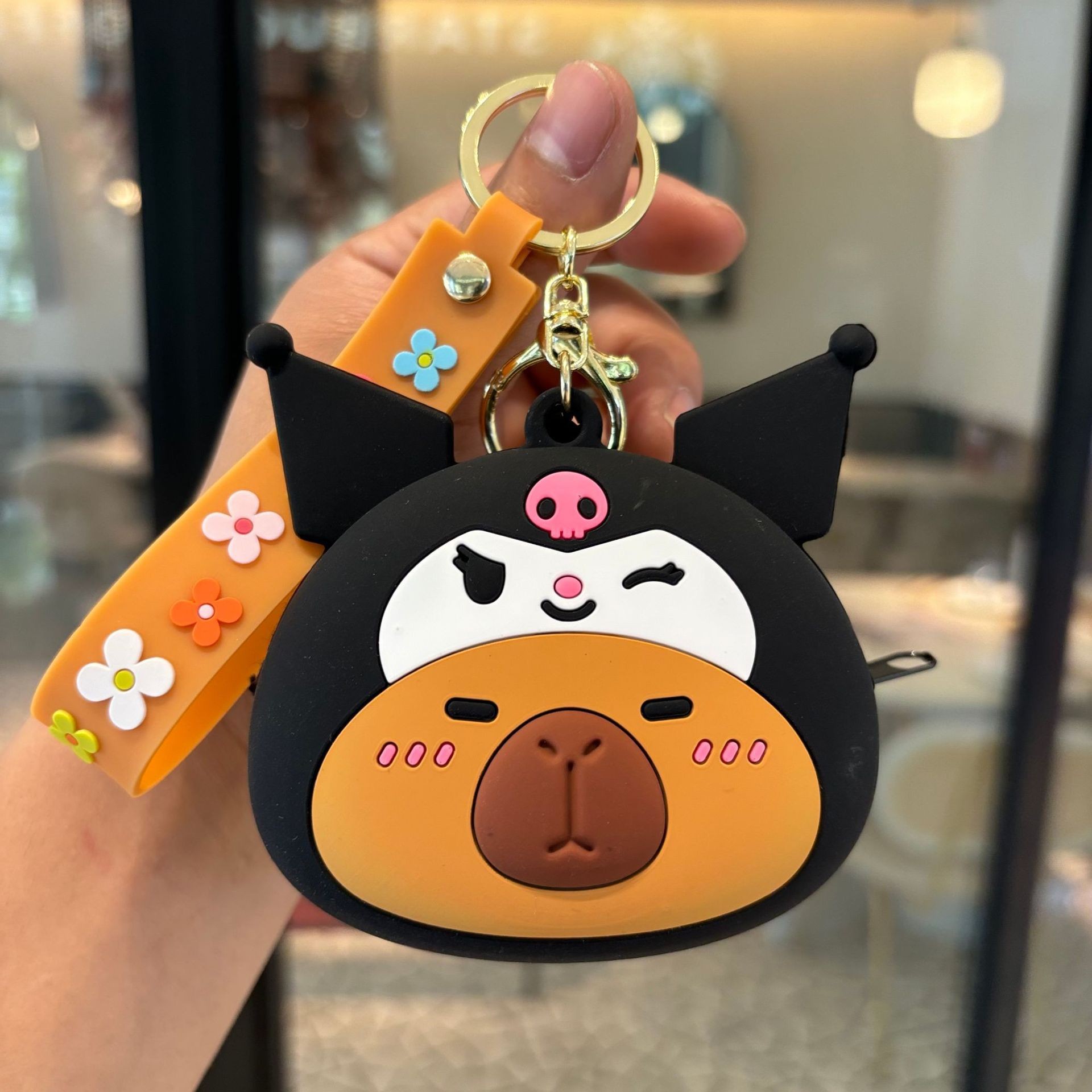 Sanrio bolsos colgantes de cambio bolsos colgantes de muñecas colgantes de llaves de automóviles