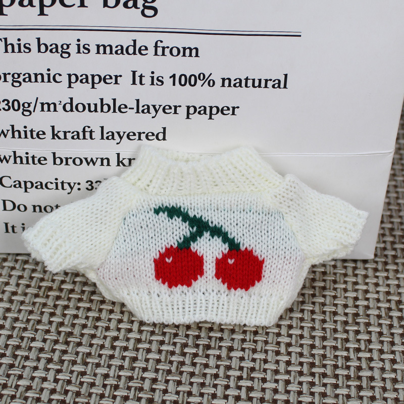 Teddy Bear muñeca reemplazo suéter 20cm ropa de bebé al por mayor Teddy Bear jefe perro muñeca de algodón juguetes accesorios de ropa