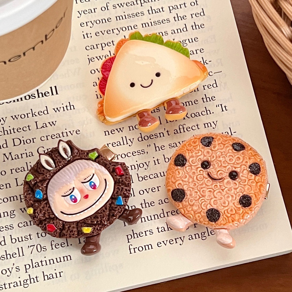 Nuevos clips de cabello creativos para el cabello de la niña de boca de pato, clips de borde de mar, diversión personalidad tocado al por mayor