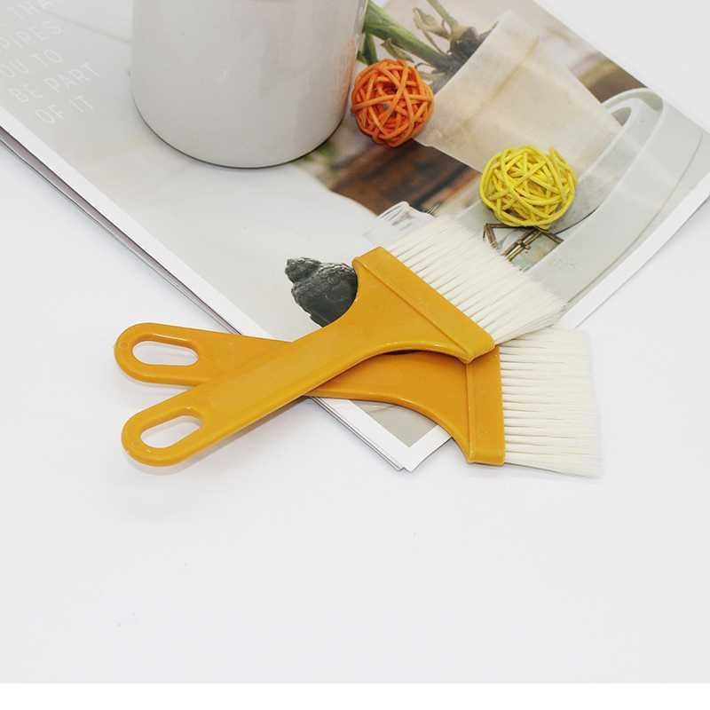 Suministros de cocina de plástico aceite cepillo duro cepillo resistente a altas temperaturas salsa barbacoa cepillo alimentos para hornear hogar