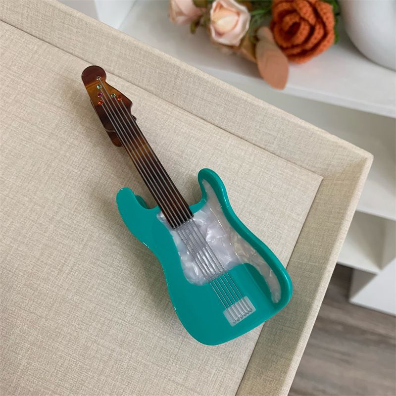 Vacation, Classic Style Style Vacation Classic Style Women's Color Block Acetic Acid Sheets Hair Claws