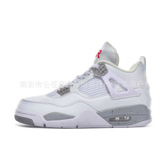 莆田製AJ4バスケットボールシューズ、エアクッション搭載、実戦用ミッドカット、多用途メンズ・レディースシューズ、カップル向けスポーツシューズ、卸売・代販