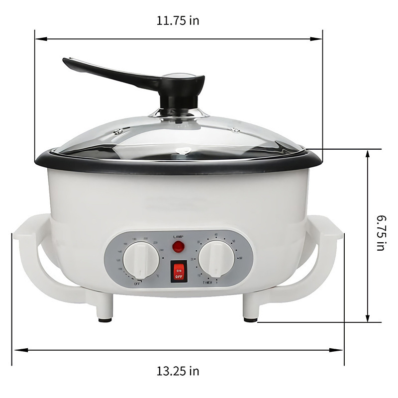 Comercio exterior customizado tostador de café tostador de café pequeño tostador de café doméstico