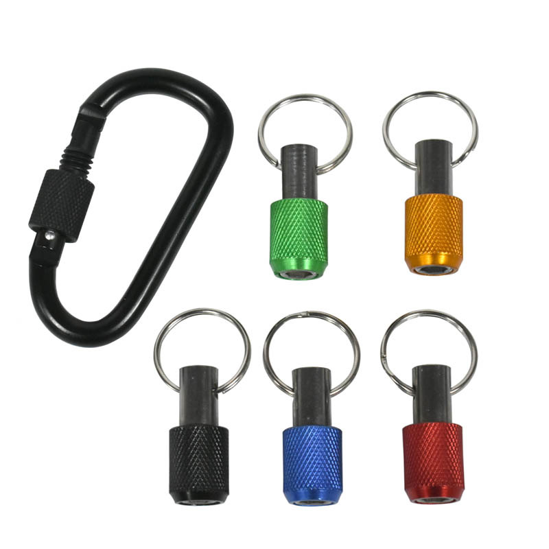 Llave de aleación de color varilla de conexión mosquetón destornillador de autobloqueo manga varilla de extensión traje hexagonal alargada varilla de conexión de cambio rápido