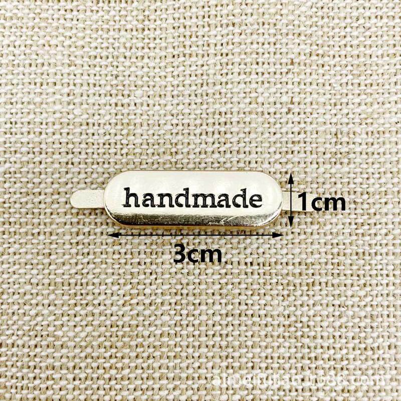 現物服装handmade足入れ金属ラベルバッグマフラー商標装飾品金物部品|undefined