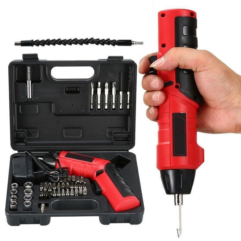 电动螺丝刀充电式家用迷你电钻全自动小型上螺丝批神器起子电改锥