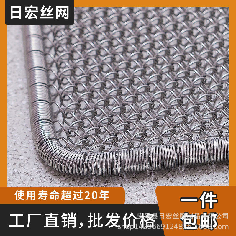 钢丝地垫弹簧脚垫金属脚踏铁丝网入户门口蹭泥土除尘不锈钢进门垫