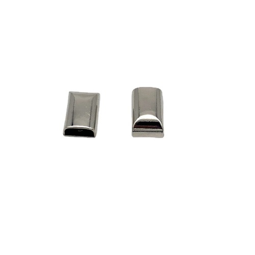 Guangdong Source Luggage Hardware No. 5 Zipper Tail Clip Tail Button Rectangular Tail Hardware Oval