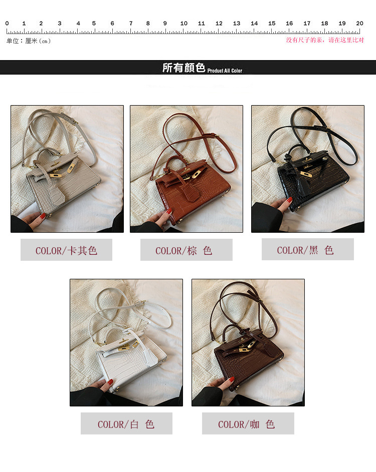 Strukturierte Freizeittaschen Neue Mode Messenger Bags Umhängetaschen Handtaschen Unterarmtaschen display picture 19