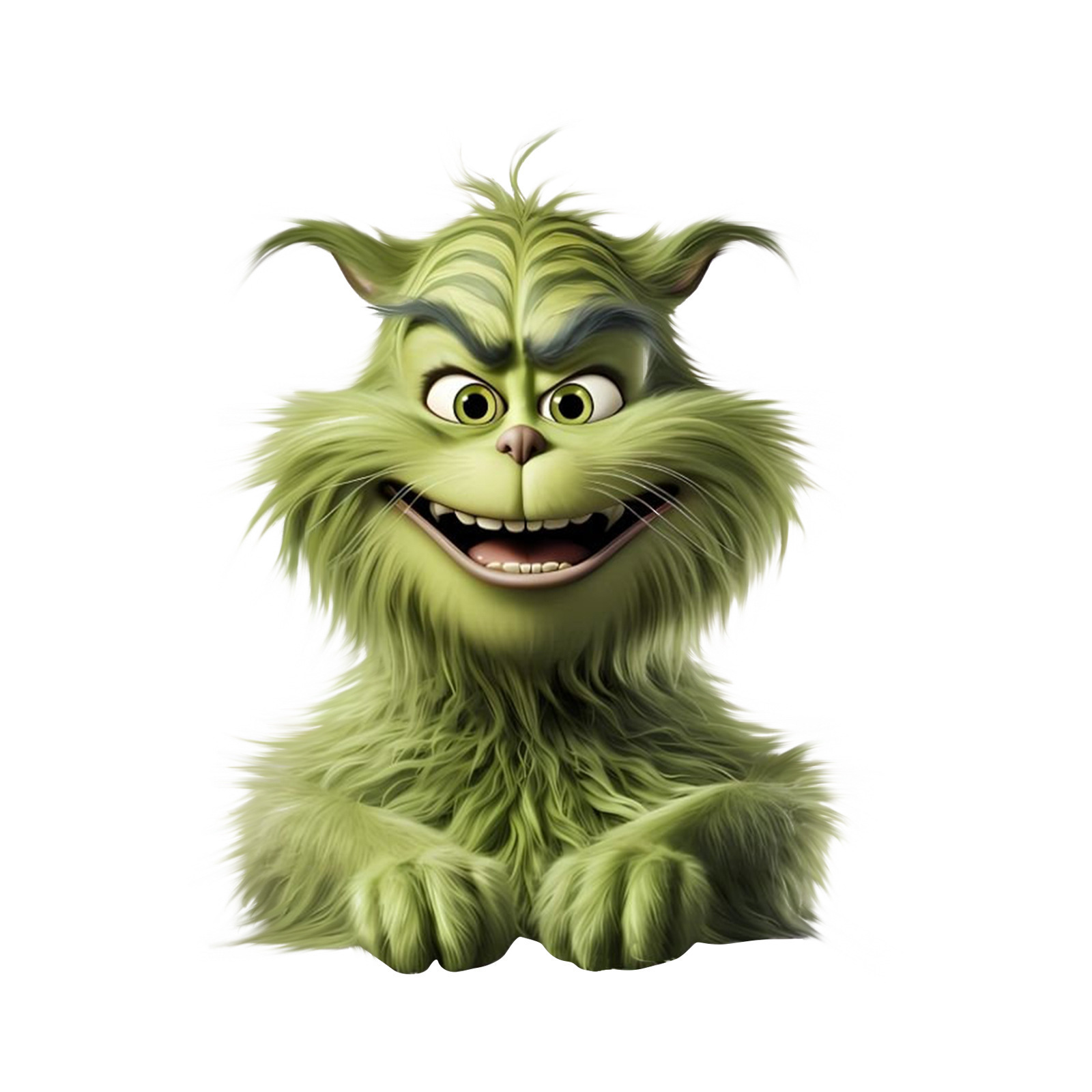 Navidad transfronteriza dibujos animados Grinch colgante creativo decoración del árbol de Navidad colgante acrílico colgante