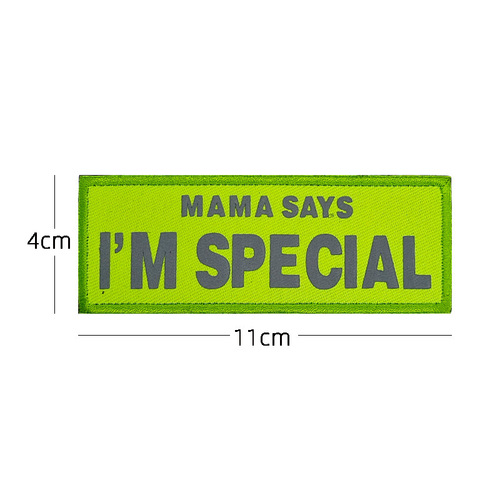 Reflective Velcro Badge Service Dog Badge Pet Vest Badge Decorative Embroidery Sticker Working Dog Cloth Sticker Patch
