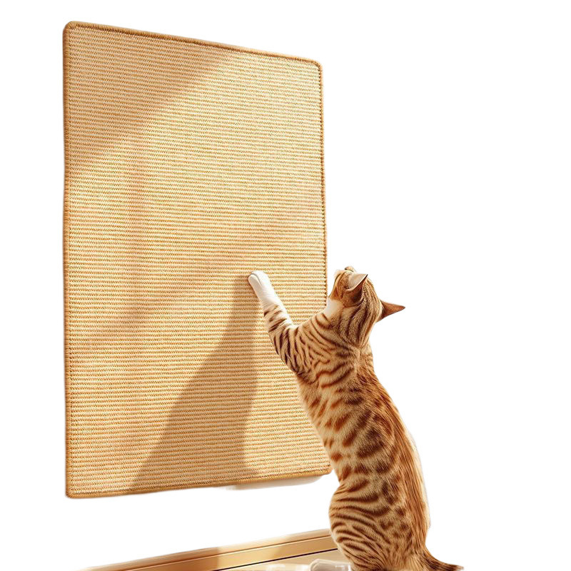 猫爬垫猫抓板耐磨不掉屑沙发保护剑麻垫贴墙面立式磨爪猫咪用品|undefined
