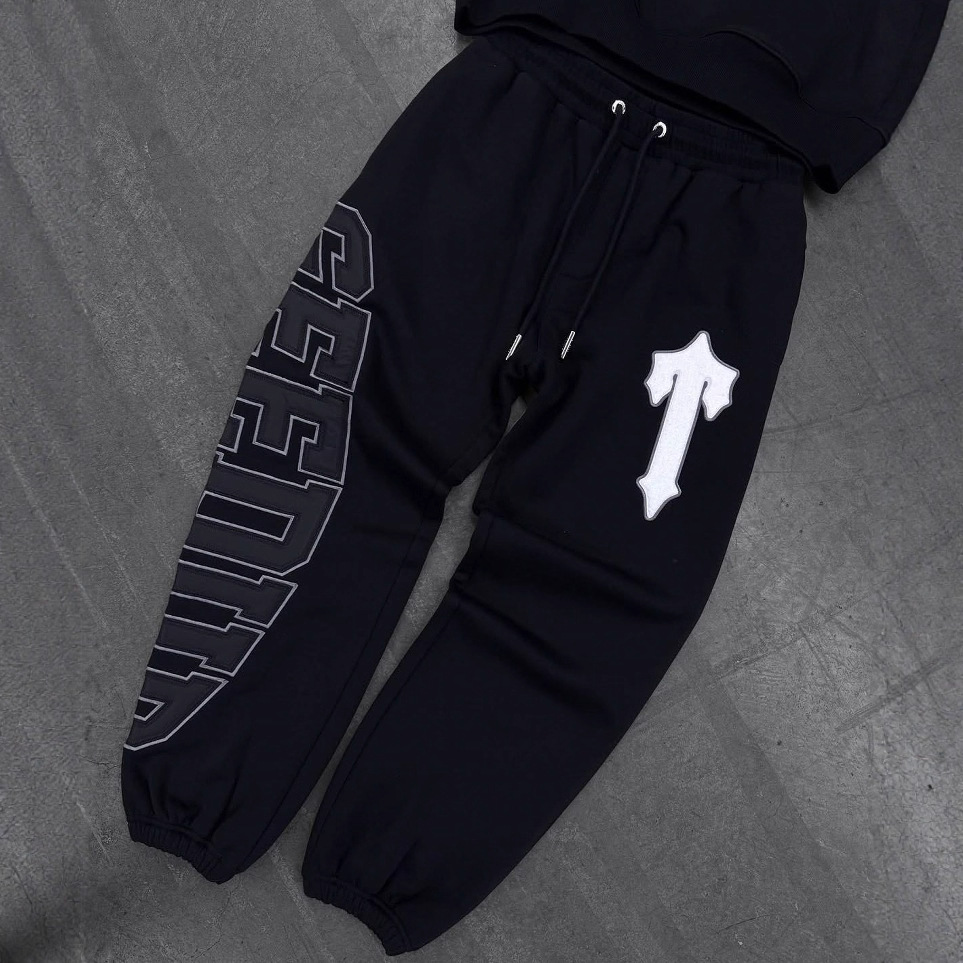 Nueva marca de moda europea y americana traje de suéter estampado de otoño e invierno personalidad calle suelta ropa deportiva casual al por mayor para hombres y mujeres