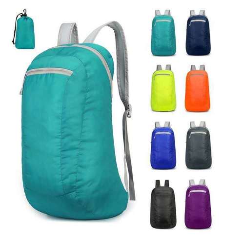 Folding bag, colorful outdoor skin bag, foldable backpack, sports lightweight travel backpack, large capacity travel bag
