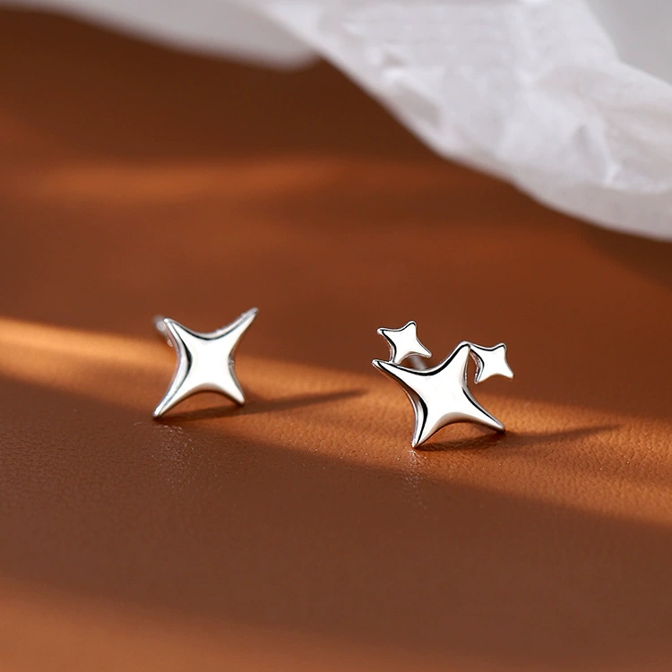 Small cute earrings, silver 925 sample, 2022 collection