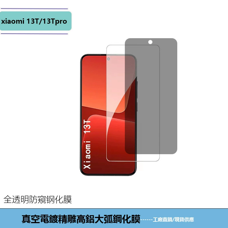 Подходит для полного прозрачного стального покрытия на Xiaomi 13TPro, защитная пленка матовая высокой четкости против скрытой подсветки