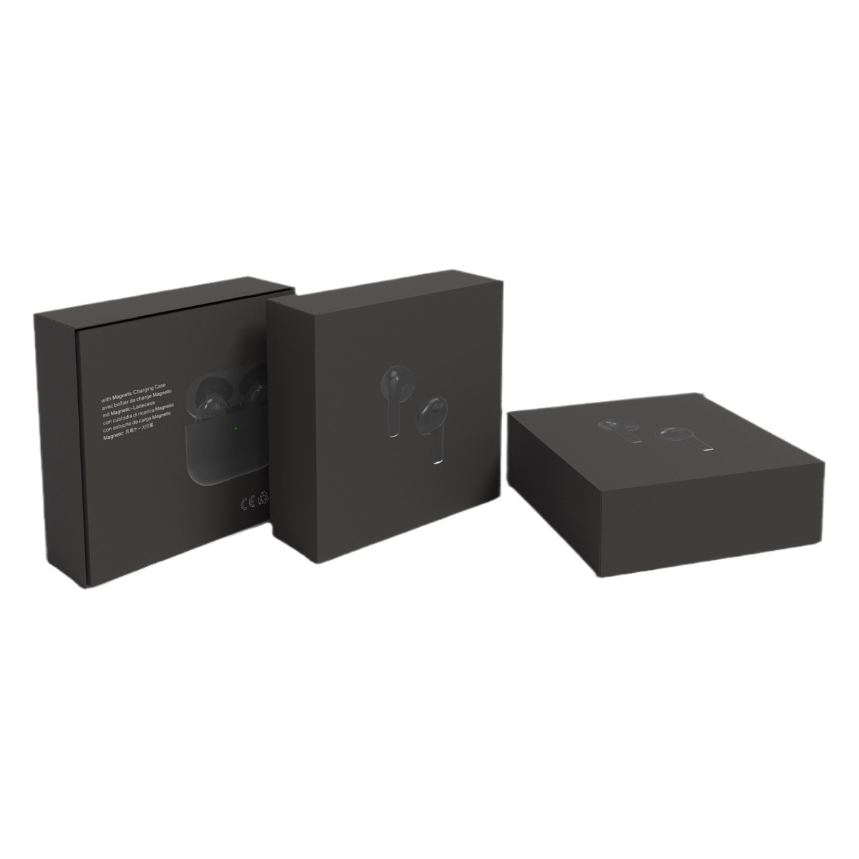Caja de Embalaje para Auriculares Pro2 Generación 3 4 de Cartón Gris 900g