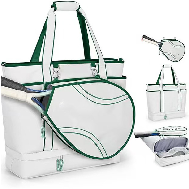 Bolsa de raqueta de tenis 2025 de lujo ligero de alto rango de hombro bolso de raqueta de pico bolso de bádminton deportivo al aire libre
