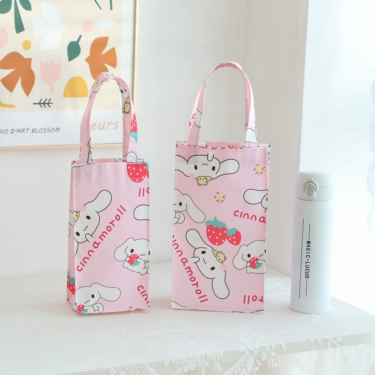 Водонепроницаемый мешок стакана Мелоди термос мешок зонтик мешок милый чайник сумка открытый универсальный мешок для хранения