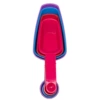 Dual-purpose pp measuring spoon set of four