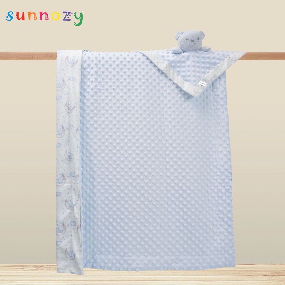 Oso Azul (manta + toalla de consuelo)