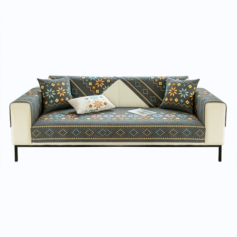 Universal non-slip Scandinavian sofa four seasons, boho style