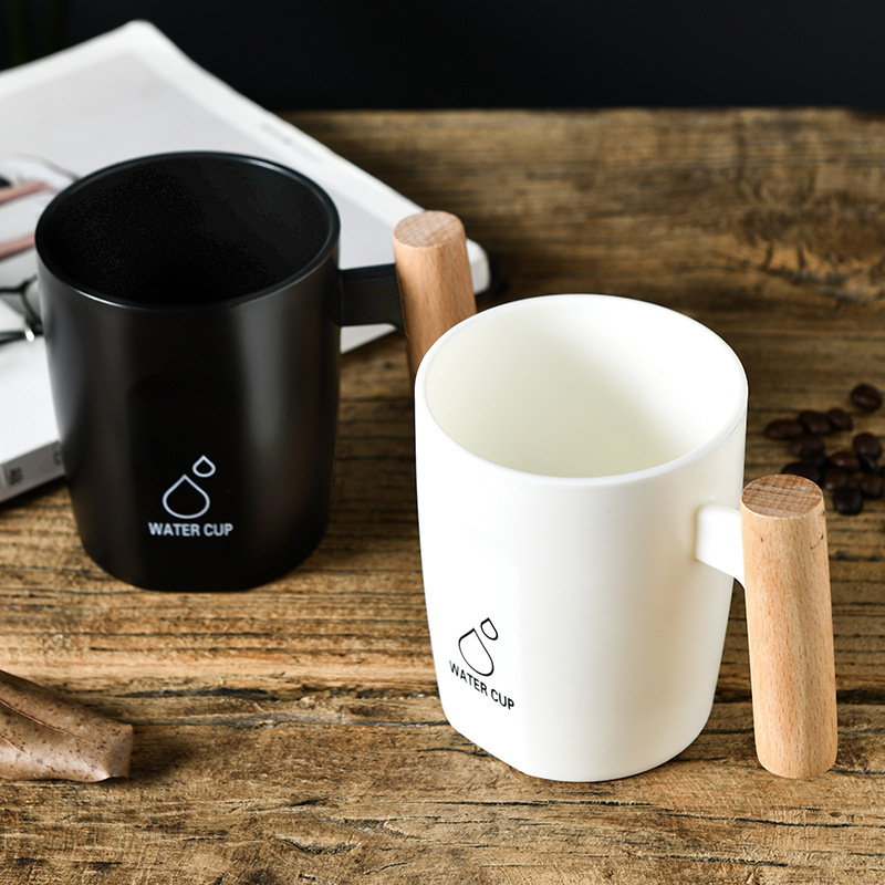 Zahnbürstenhalter Mit Holzgriff Im Nordischen Stil Für Das Bad_voghion.com