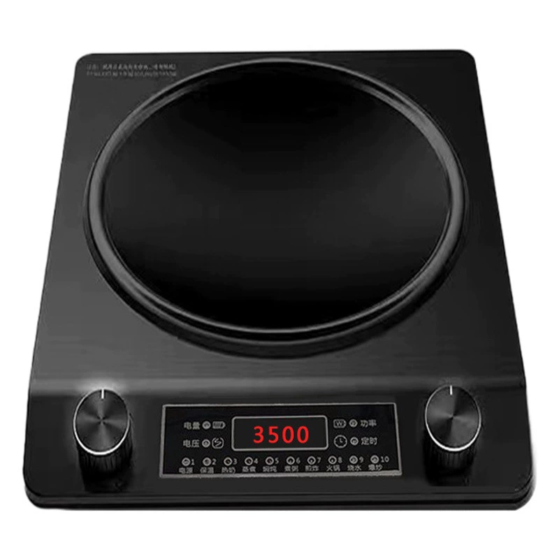 Индукционная плита для домашнего использования, новая модель, мощная батарейная плита, вогнутая поверхность, плита с сильным огнем, трансграничная торговля, британский стандарт, американский стандарт, 110В