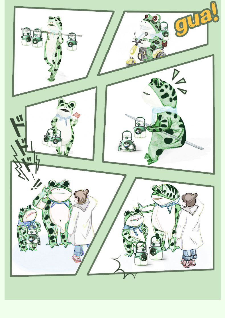 新款网红蛙大肚水杯夏季高颜值可爱卡通吸管杯便携大容量儿童水壶详情3