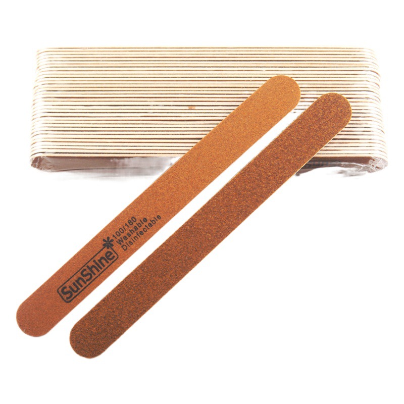 Sunshine Sanding Strips, Special Tools and Supplies for Manicure, Ultra-Thin Natural Nail Wood Strips, Sanding Strips, Nail Polishing Strips