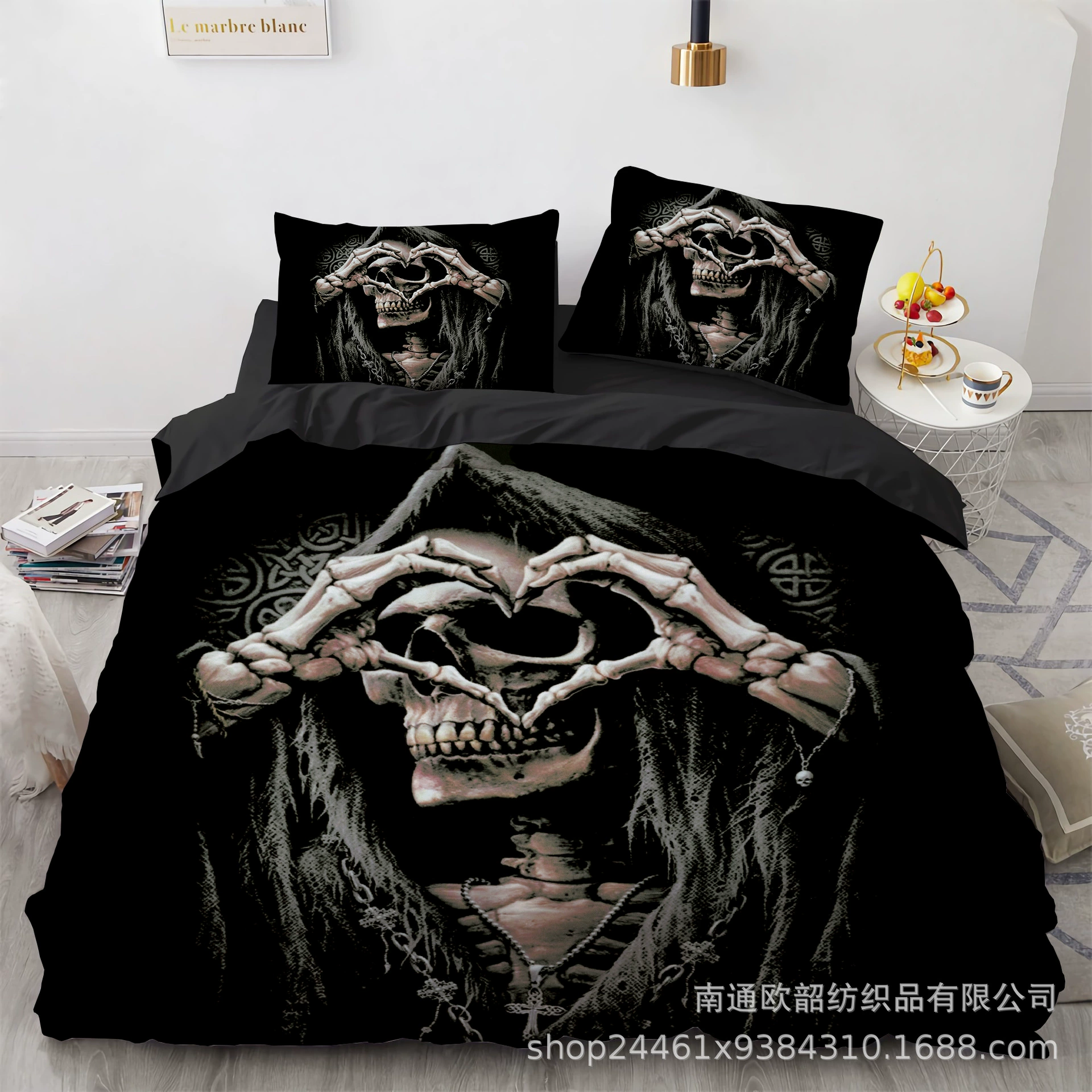Set, bedspread, duvet cover, wish, Amazon, 3D, 3 piece set