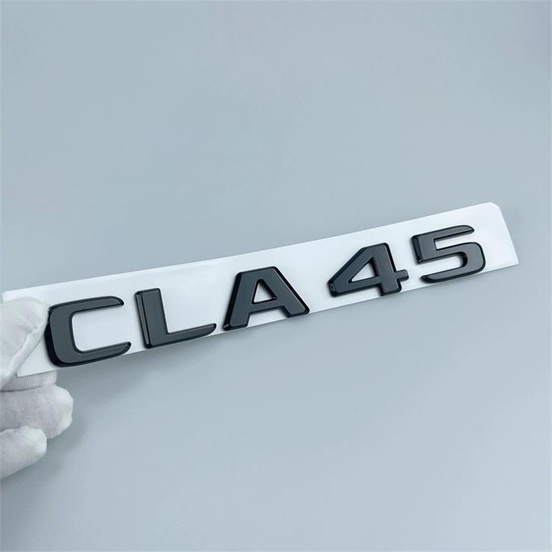 CLA black label Mercedes-Benz CLA modified black tail emblem CLA35 CLA200 CLA260 CLA45 car emblem blacked out