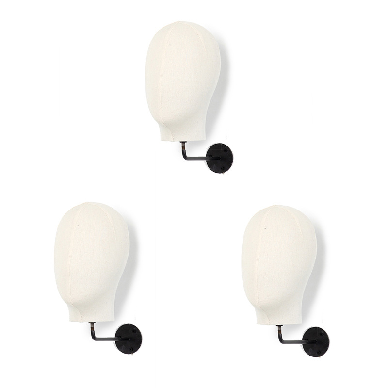 Soporte de exhibición de molde para cabeza de sombrero montado en la pared para colgar peluca femenina, molde para cabeza, soporte para sombrero, soporte para sombrero, soporte para cabeza, soporte para velo para la cabeza, soporte para colgar en la pared