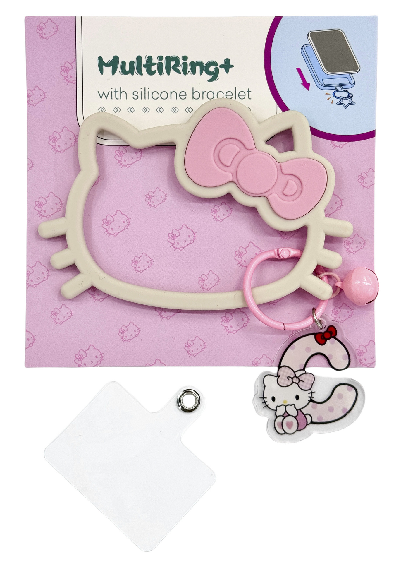 Buca hecha a mano ins viento de alta calidad Kitty gatos pulsera de silicona móvil colgante de moda corto colgante