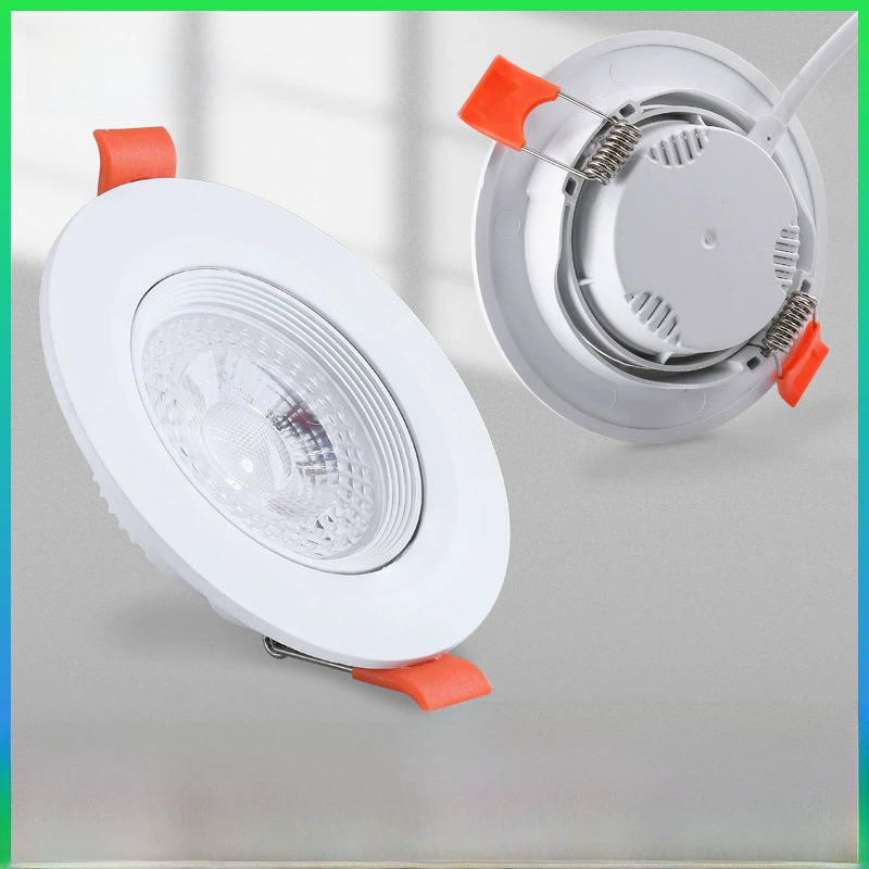 Ultra thin LED ceiling light, ceiling spot lighting for living room, plastic lights for corridor, 5W