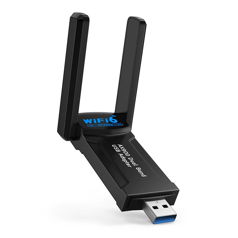 Адаптер беспроводной сети AX900M с Wi-Fi 6 двухдиапазонный 5G без драйверов, USB для компьютера, Bluetooth 5.3