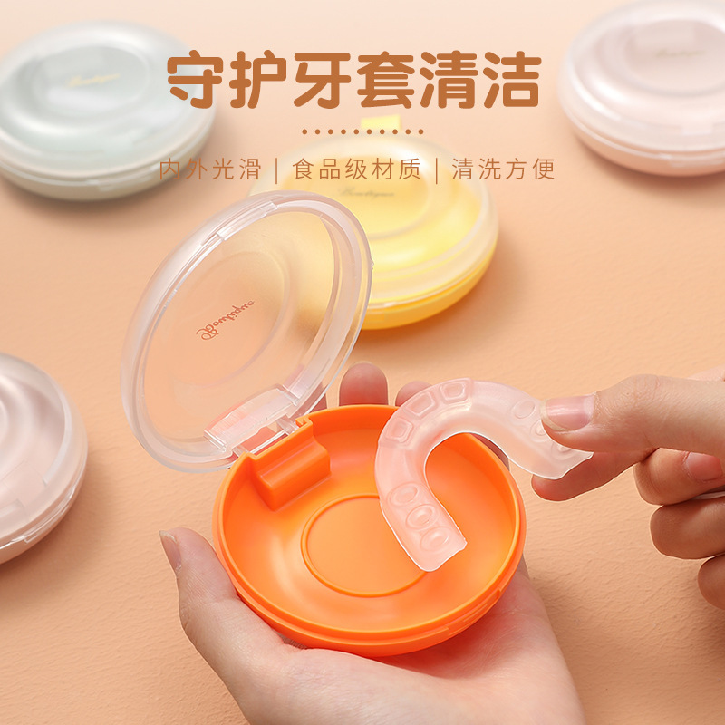Orthodontic storage box for correct bite for braces