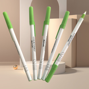 Production of Custom-Made Socket Ballpoint Pens for Guest Room Advertising, Eco-Friendly Foreign Trade Socket Pens for Marriott Hotels with Custom Logo