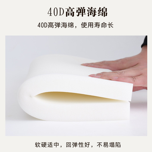 Waterproof and dirt-resistant technology cloth leather solid color Chinese-style solid wood chair cushion circle chair Tai shi chair dining chair tea chair seat cushion 